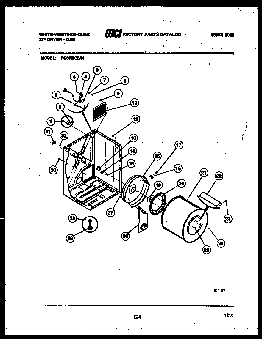 02 - CABINET AND COMPONENT PARTS