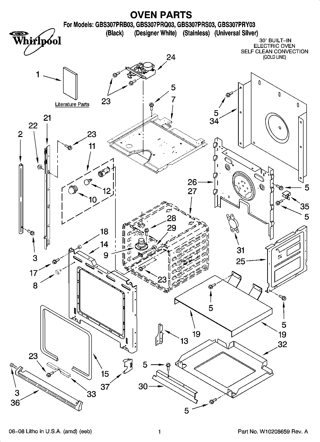 01 - OVEN PARTS