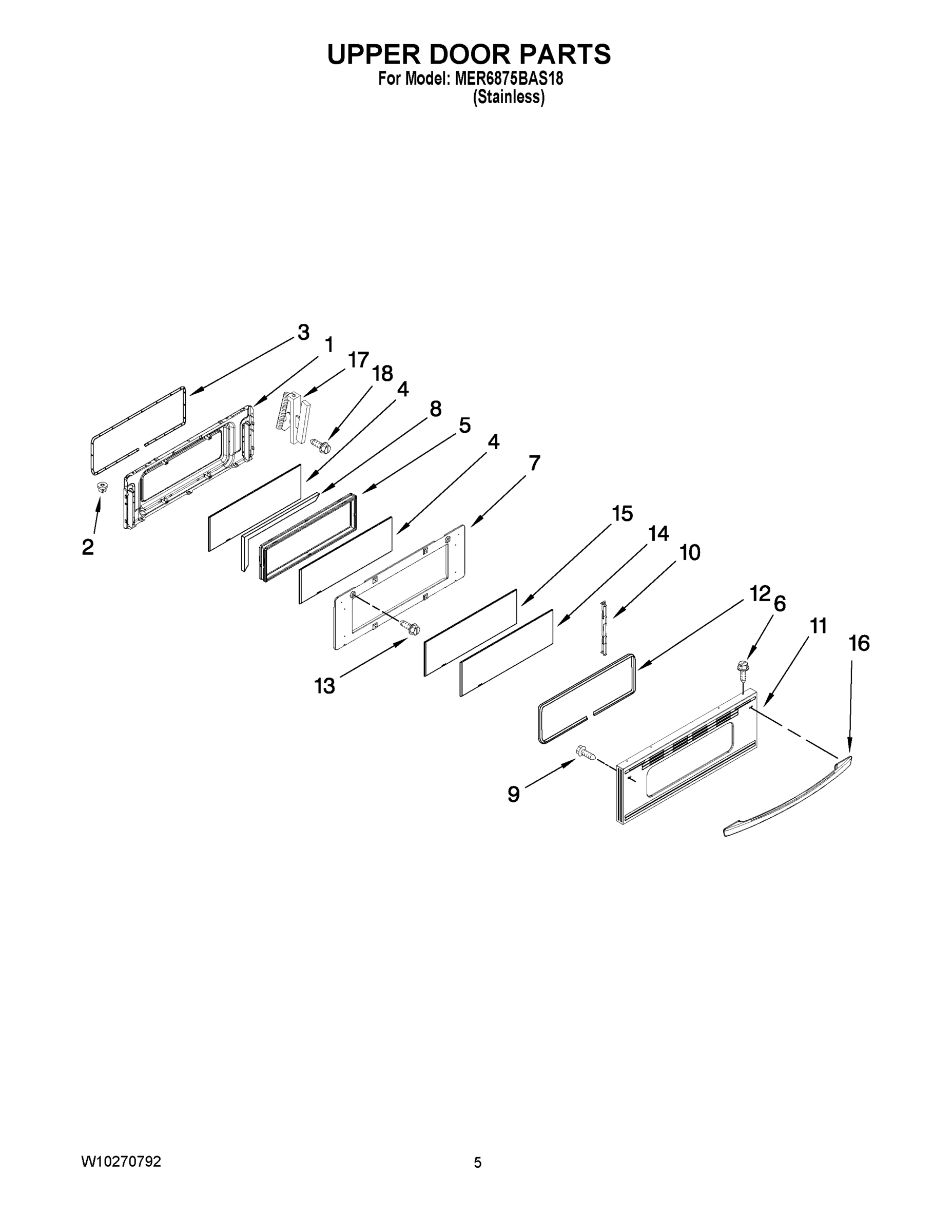 04 - UPPER DOOR PARTS