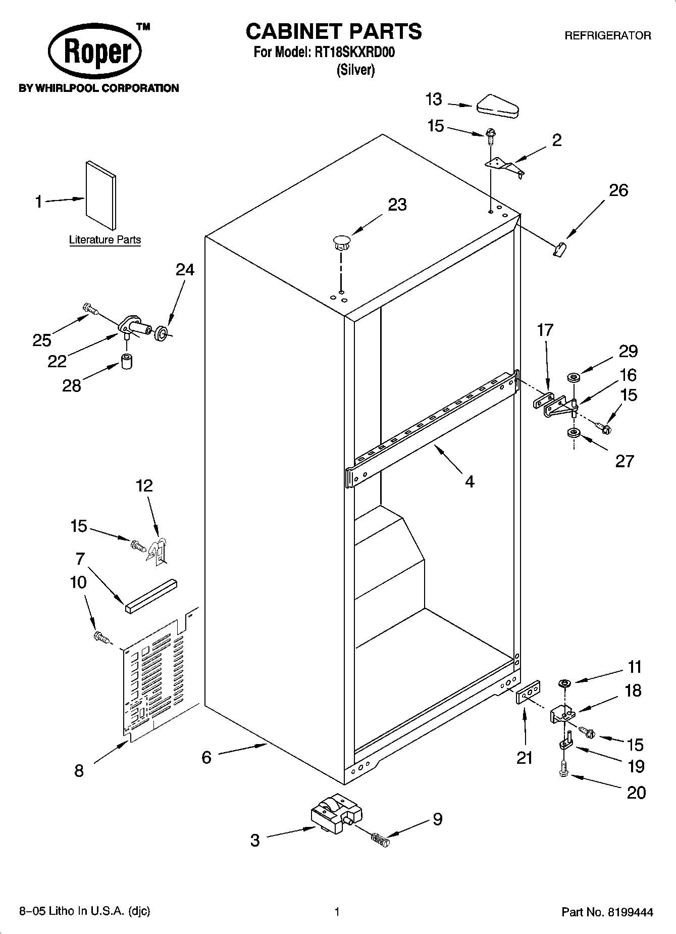 01 - CABINET PARTS