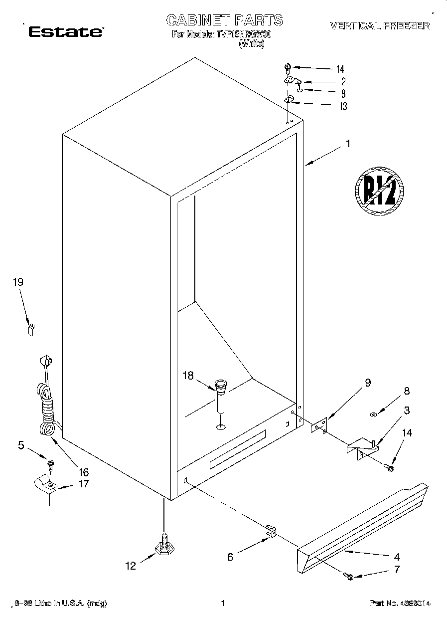 01 - CABINET, LIT/OPTIONAL