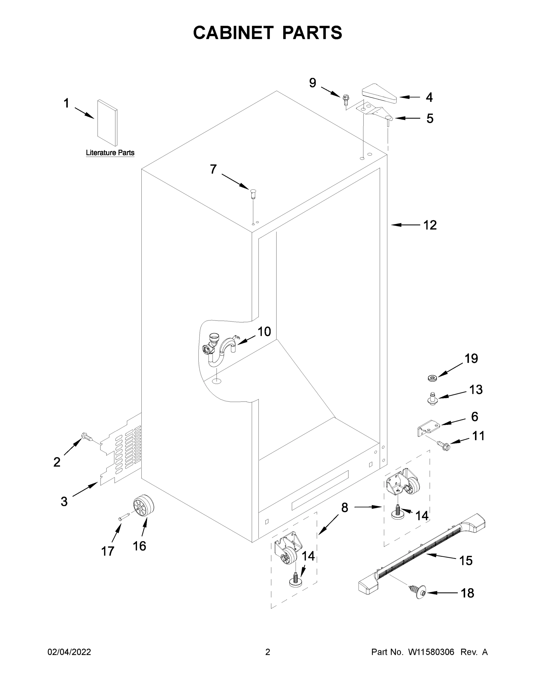 02 - CABINET PARTS
