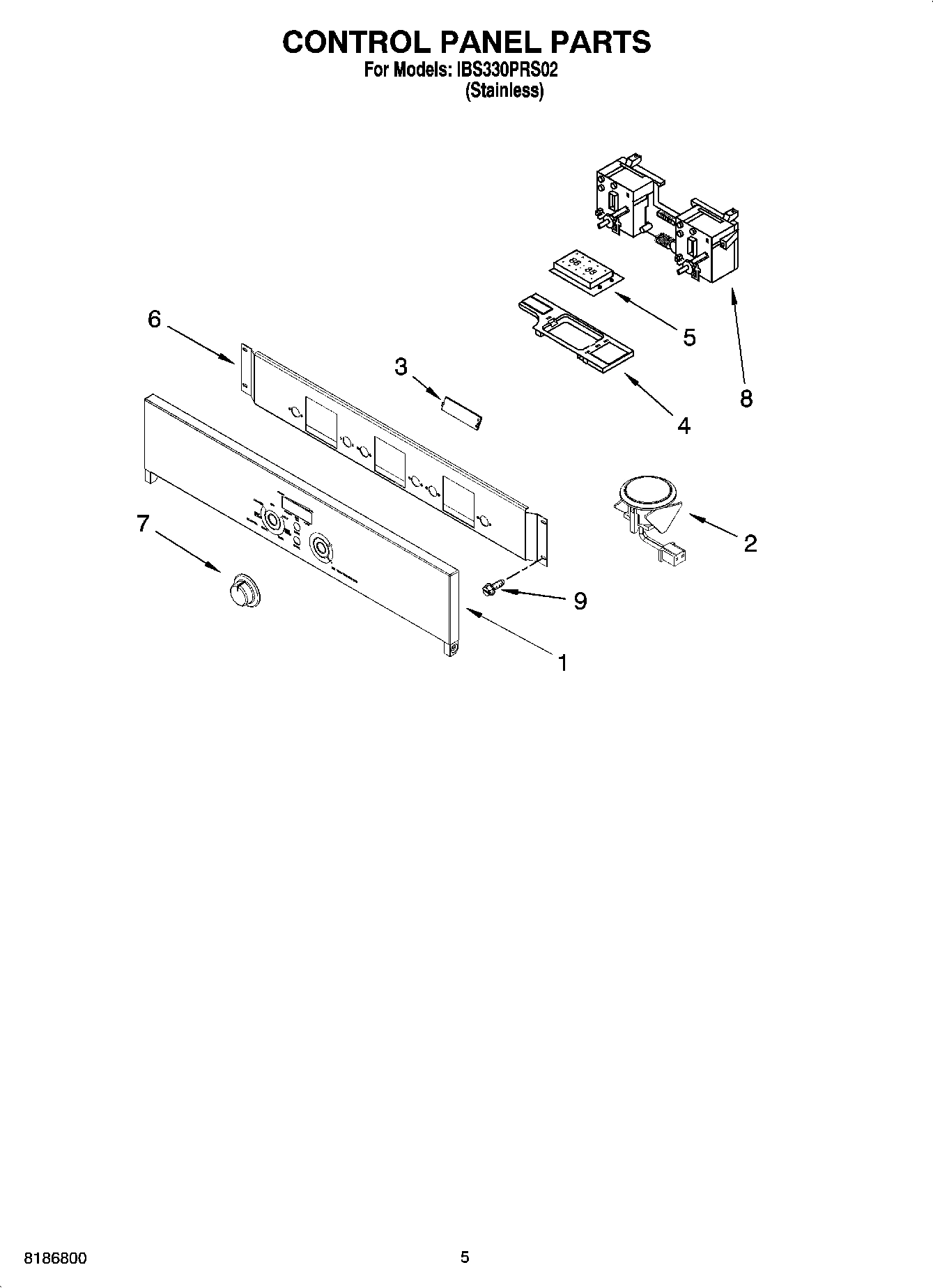04 - CONTROL PANEL PARTS