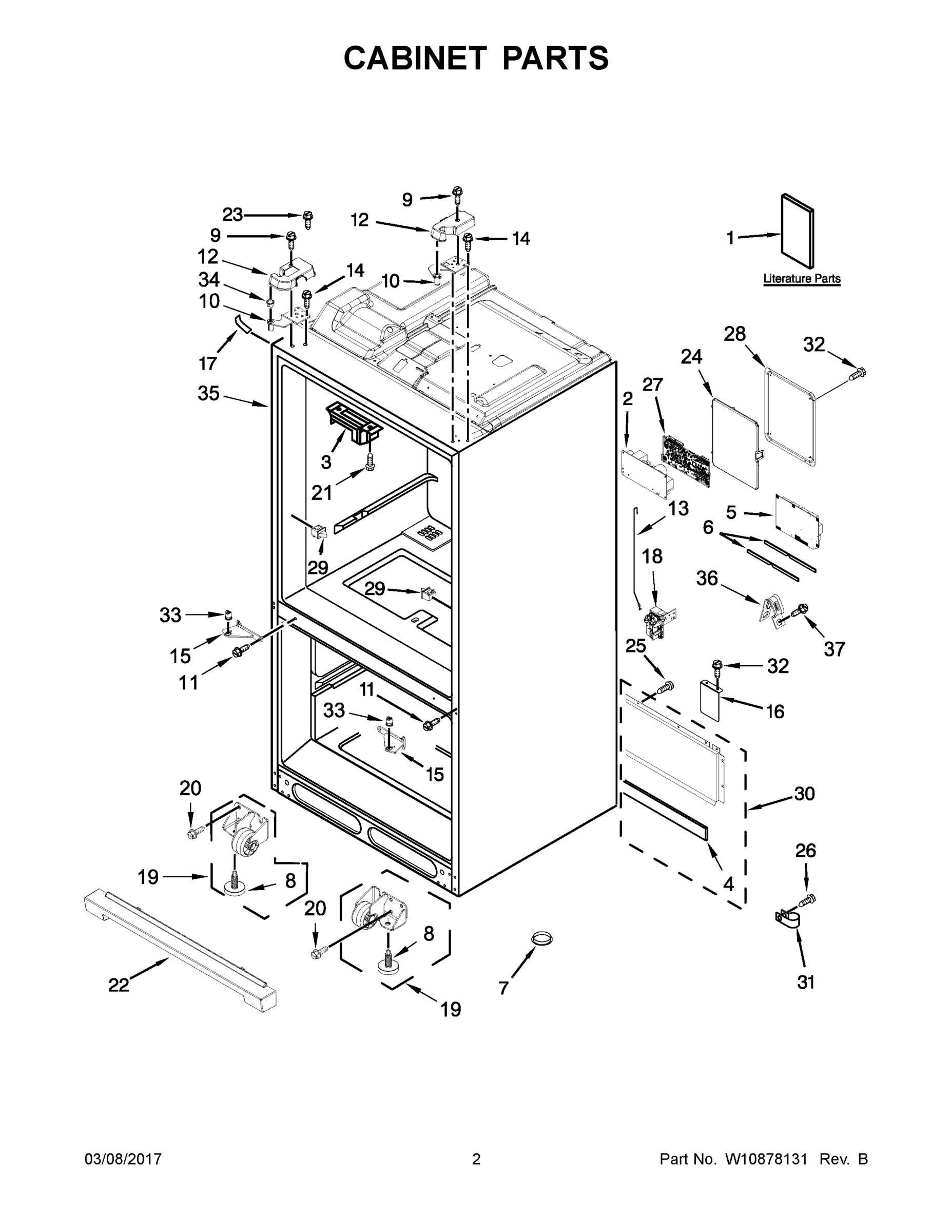 02 - CABINET PARTS