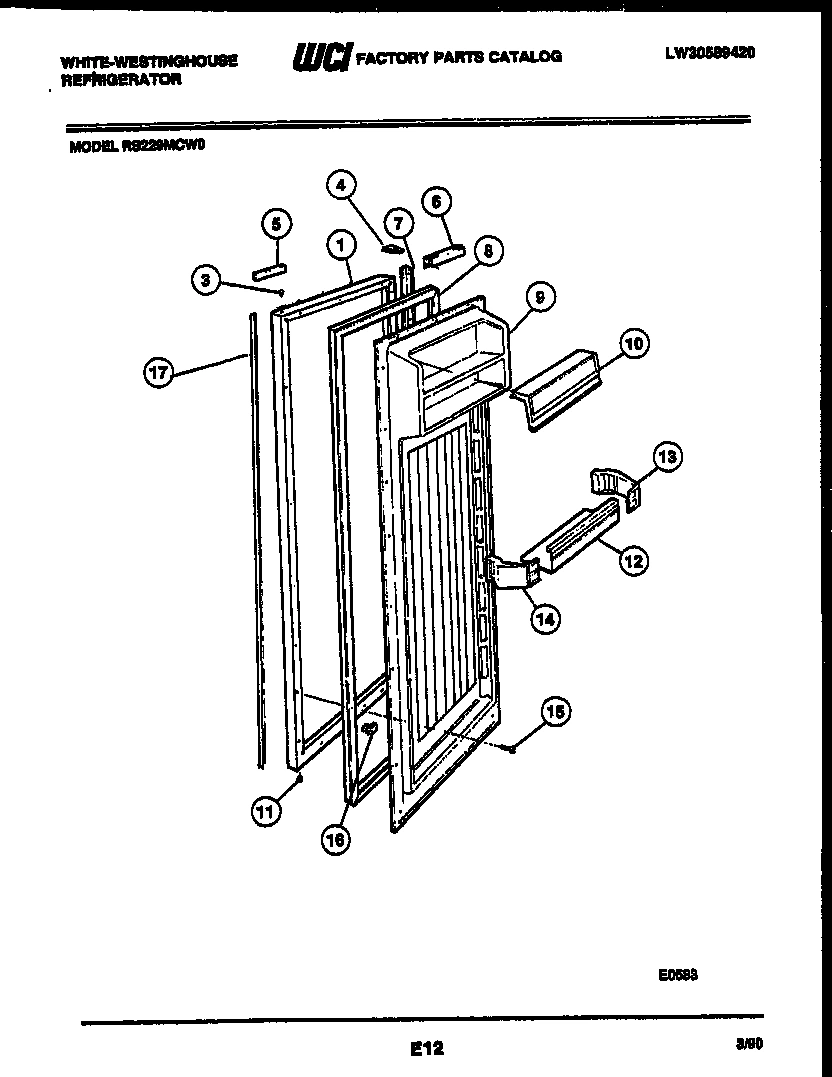 03 - REFRIGERATOR DOOR PARTS