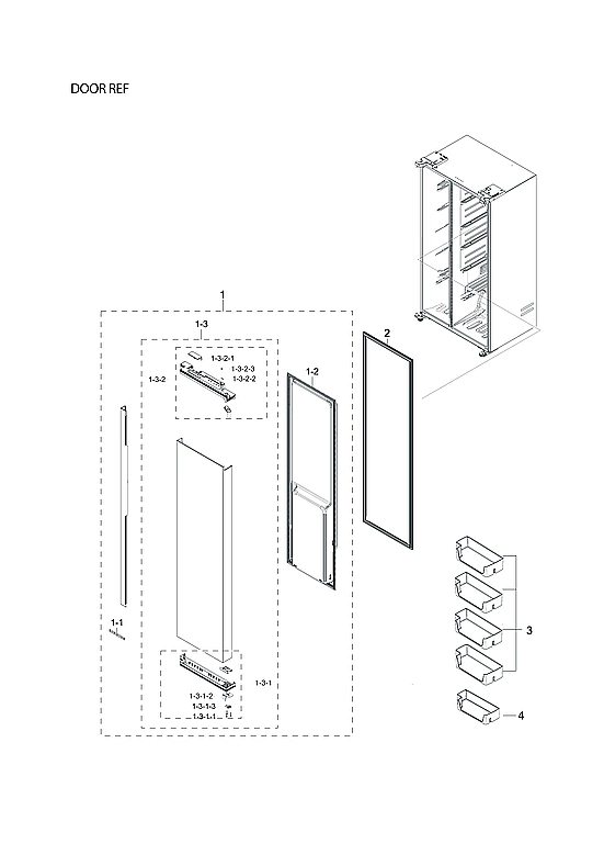 Refrigerator Door Parts