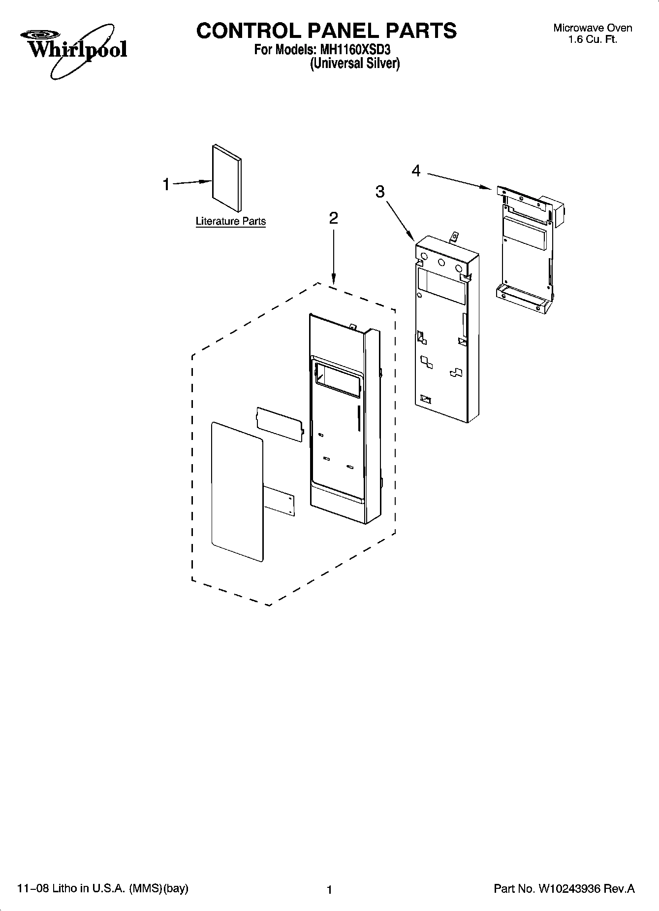 01 - CONTROL PANEL PARTS