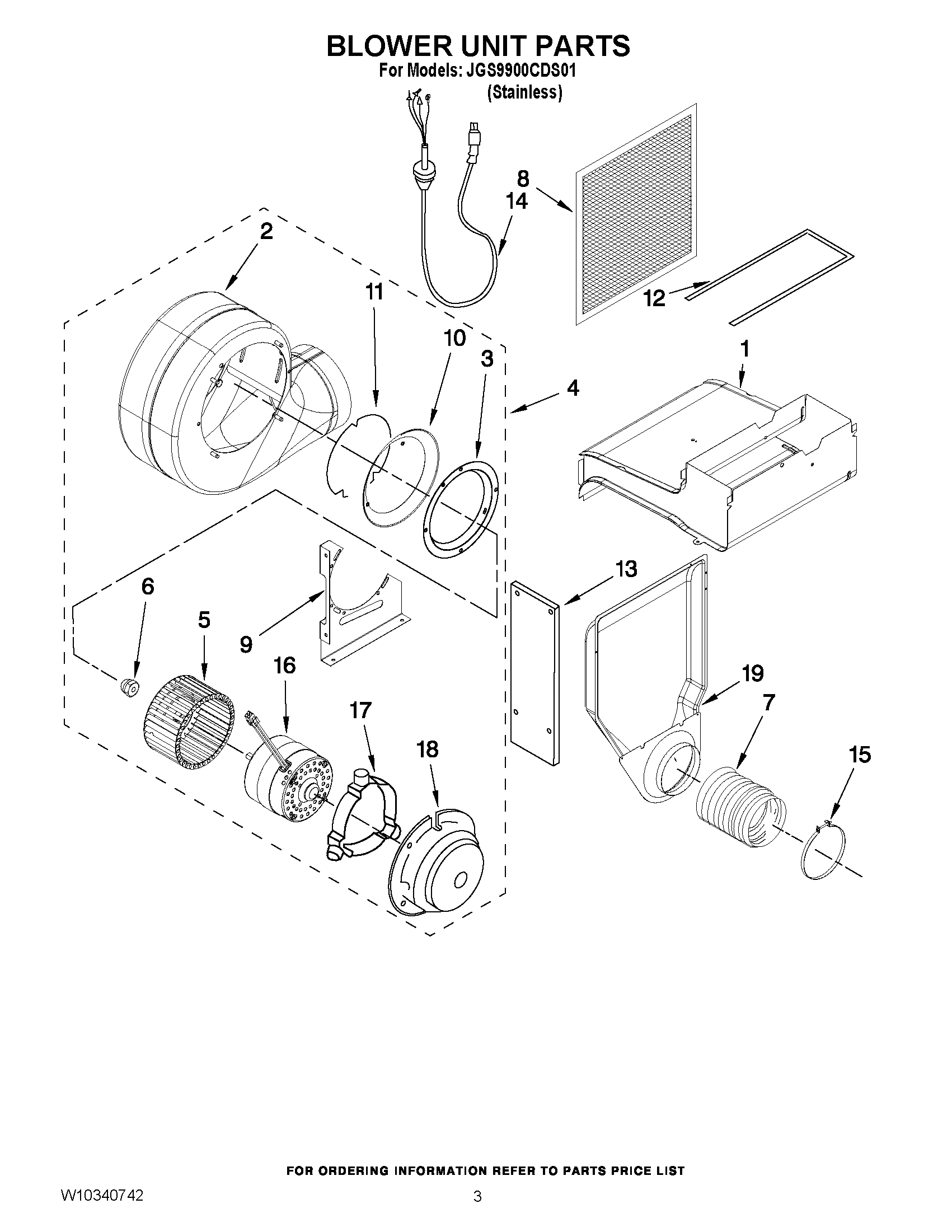 02 - BLOWER UNIT PARTS
