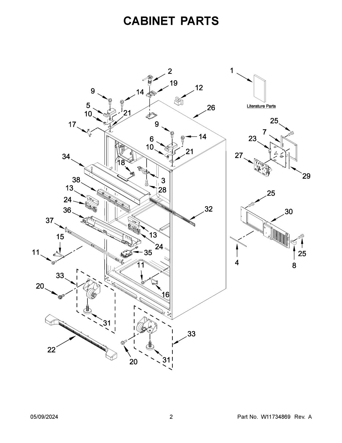 02 - CABINET PARTS