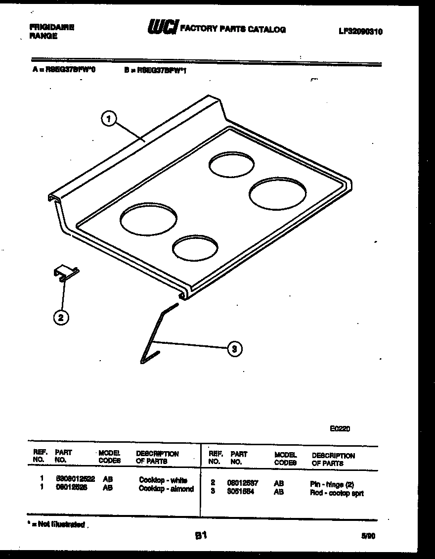 03 - COOKTOP PARTS