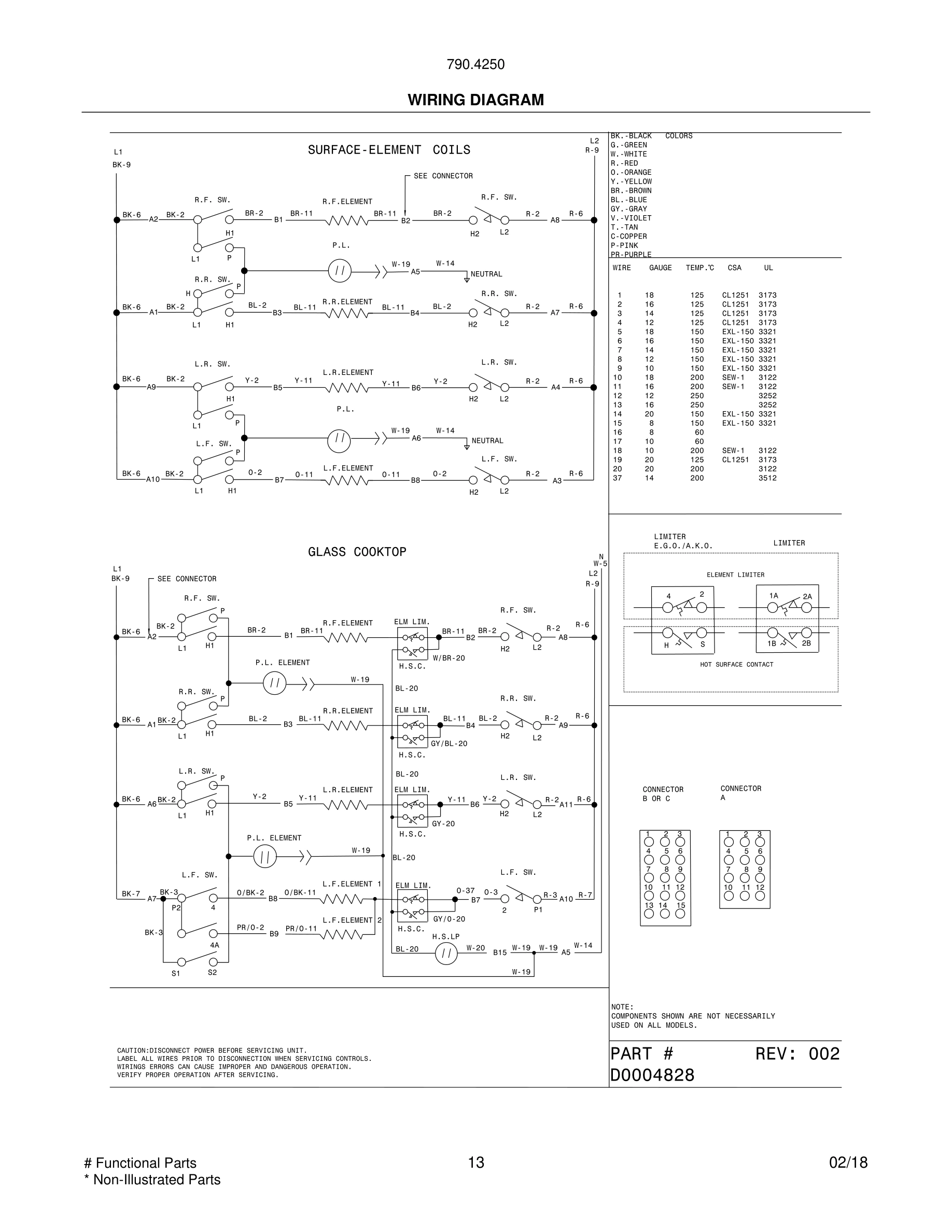 13 - WIRING DIAGRAM