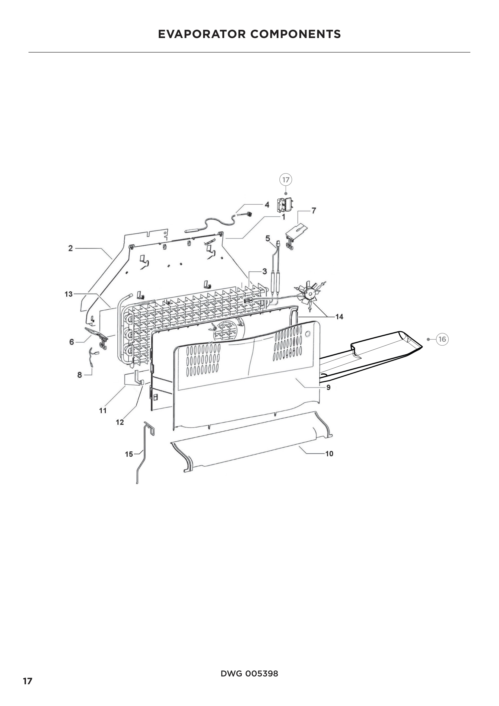 EVAPORATOR COMPONENTS