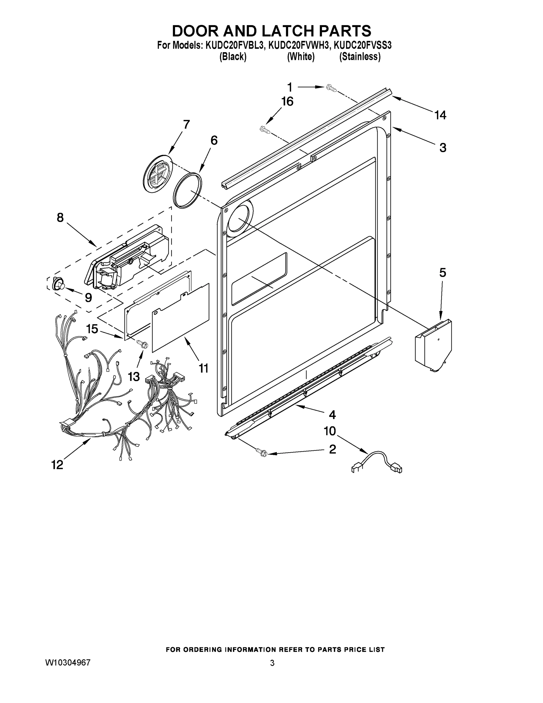 03 - DOOR AND LATCH PARTS