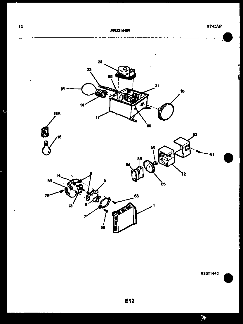07 - REFRIGERATOR CONTROL ASSEMBLY, DAMP