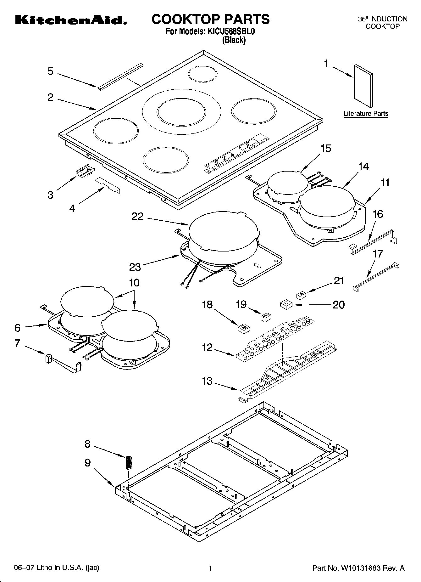 01 - COOKTOP PARTS