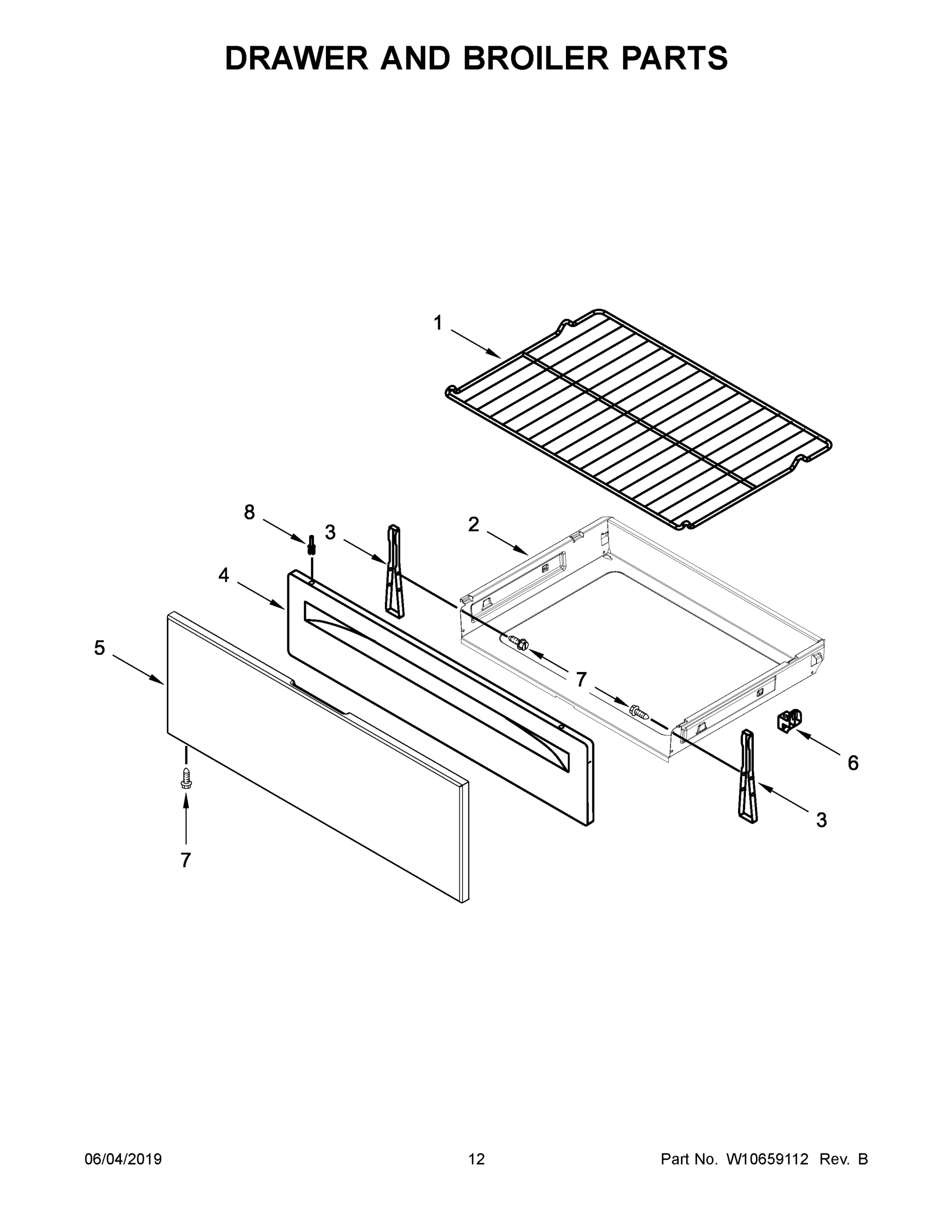 07 - DRAWER AND BROILER PARTS