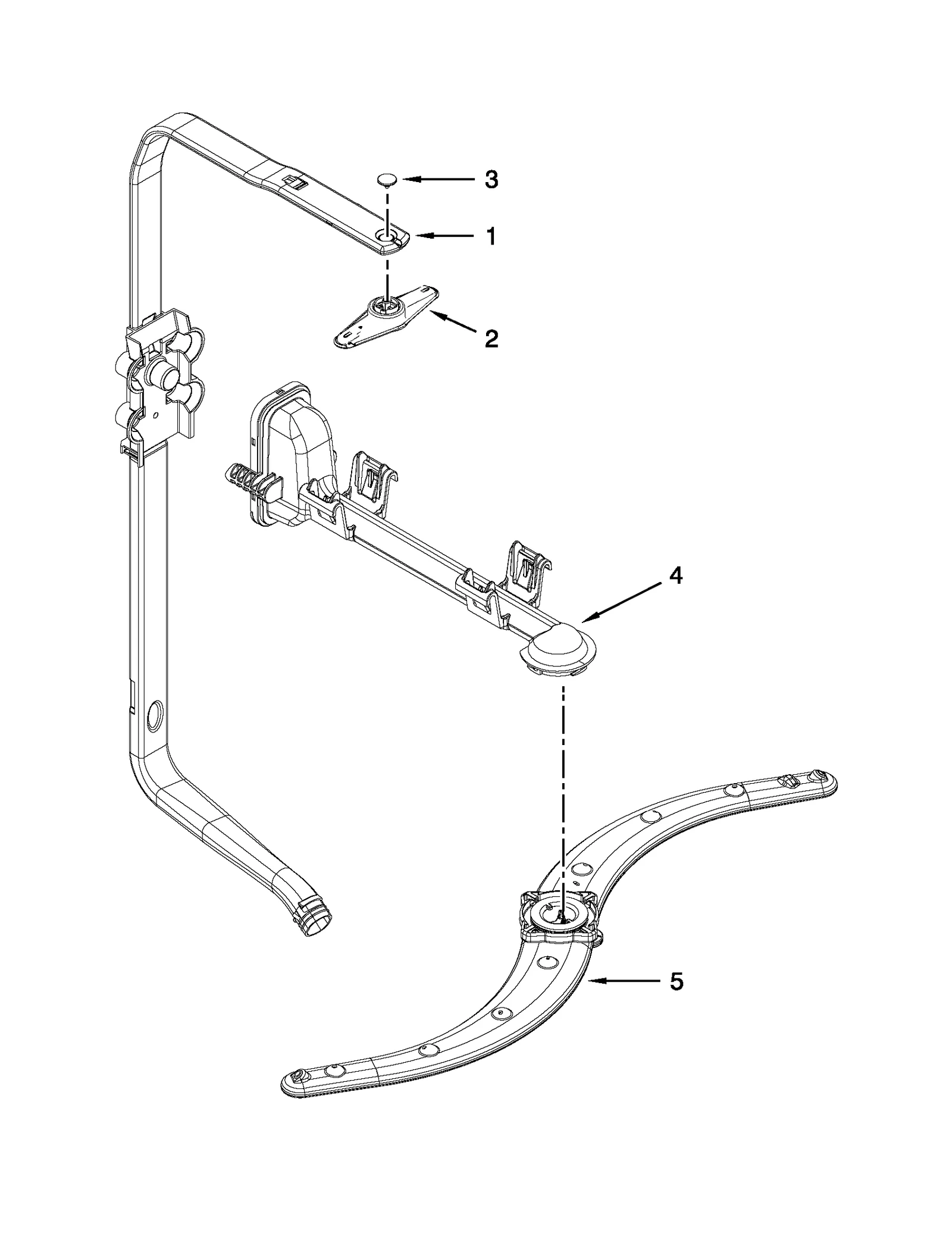 UPPER WASH AND RINSE PARTS