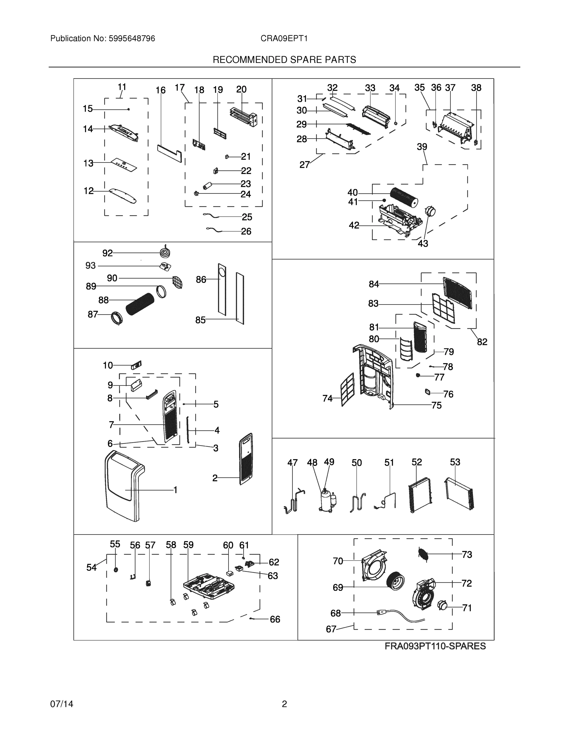 03 - RECOMMENDED SPARE PARTS