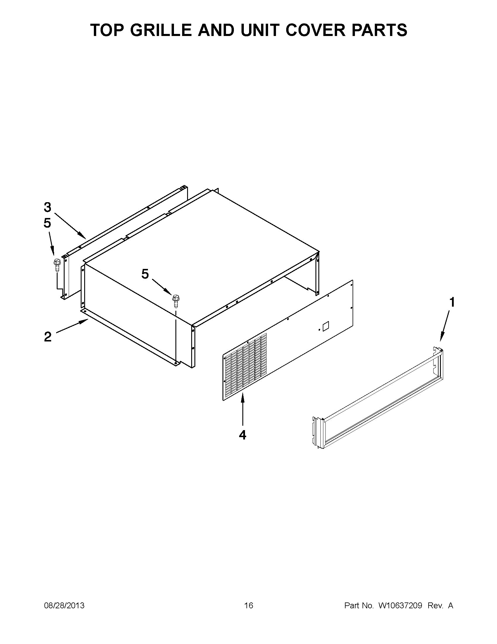 09 - TOP GRILLE AND UNIT COVER PARTS