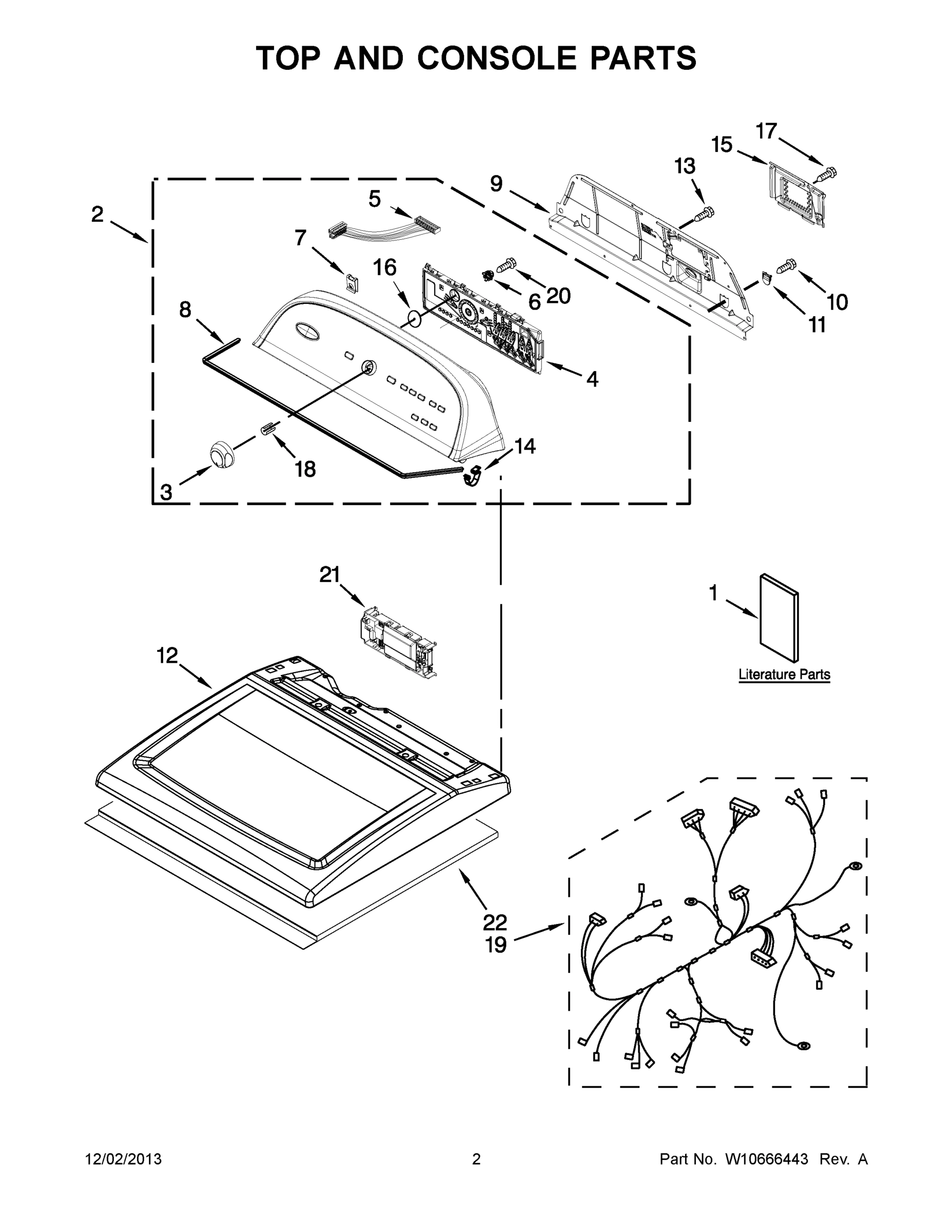 02 - TOP AND CONSOLE PARTS
