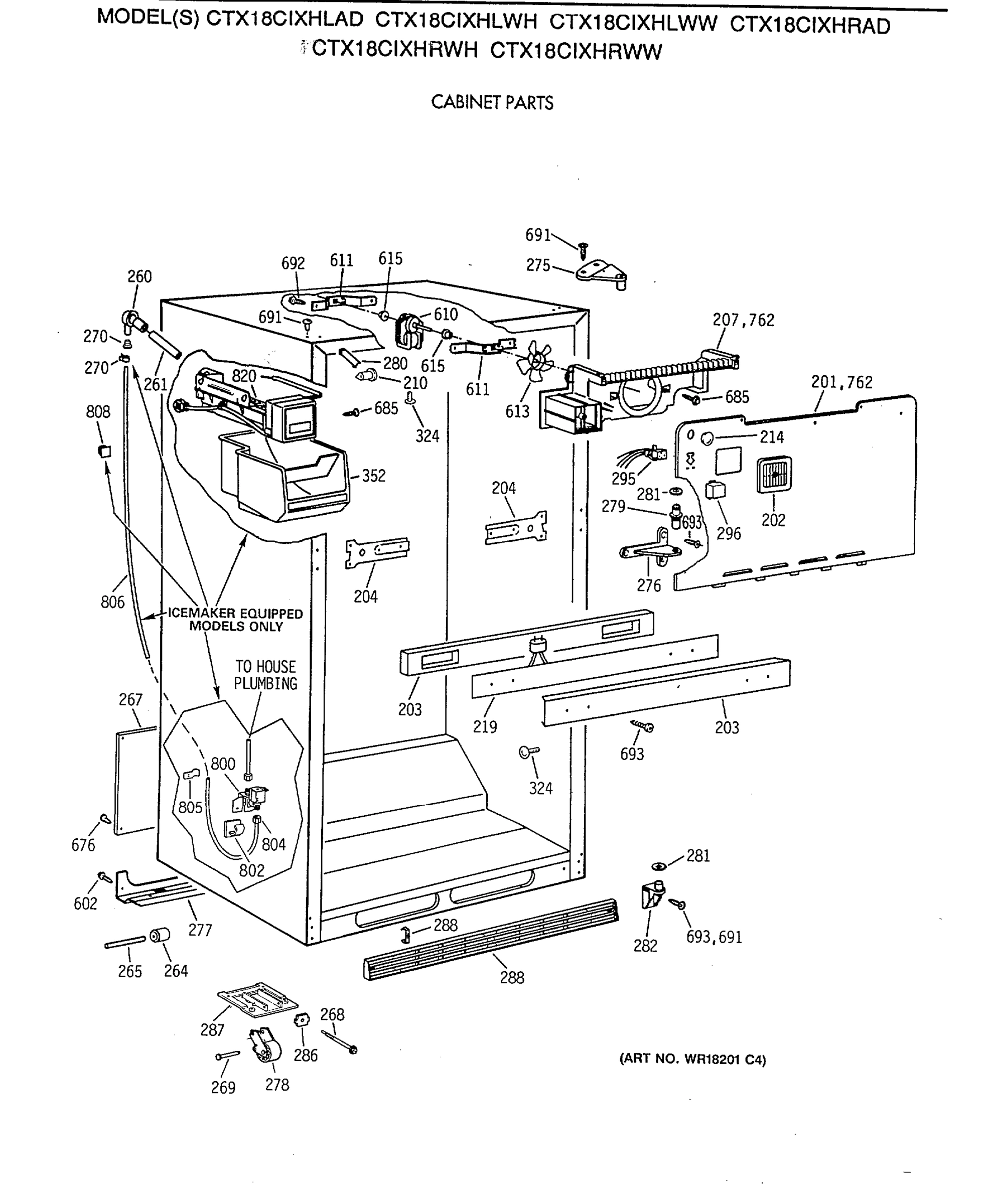 CABINET PARTS