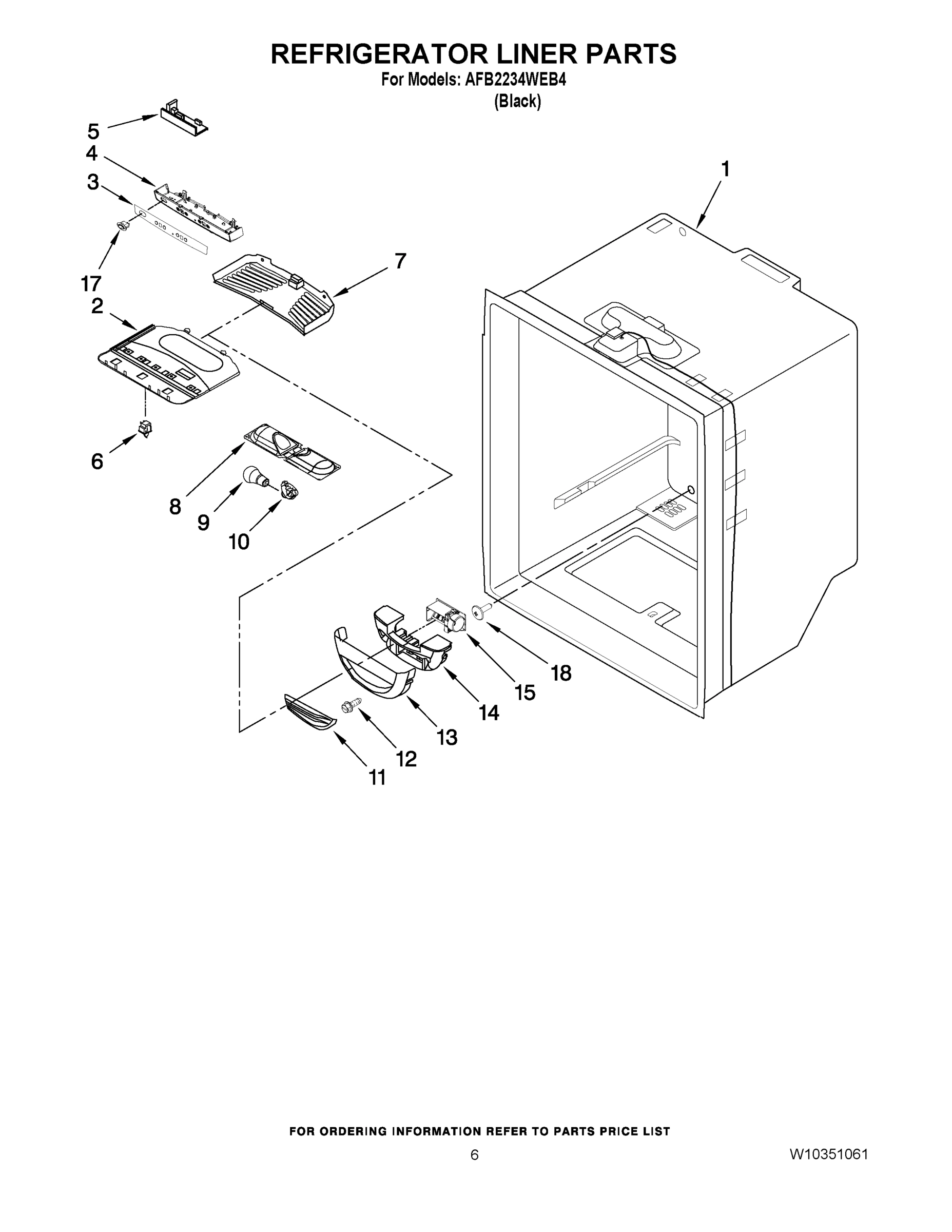 04 - REFRIGERATOR LINER PARTS