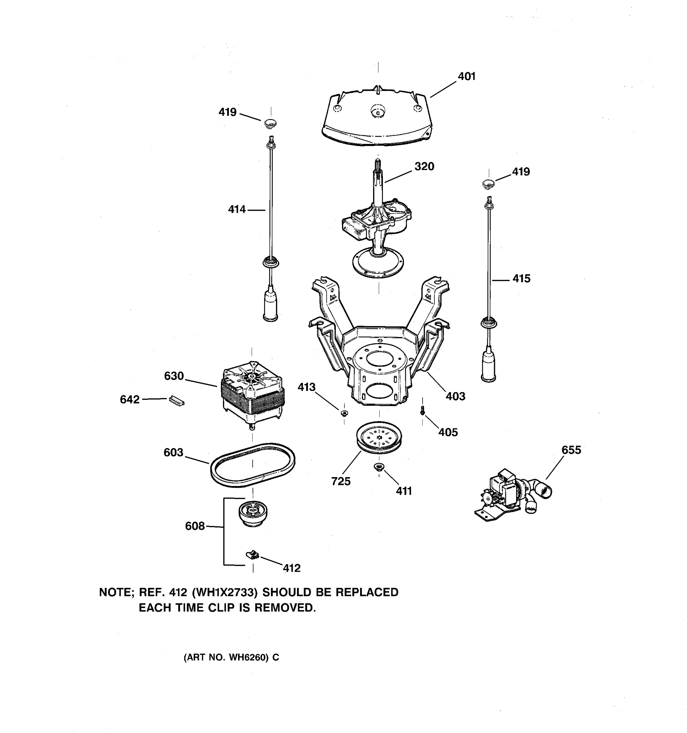 SUSPENSION, PUMP & DRIVE COMPONENTS