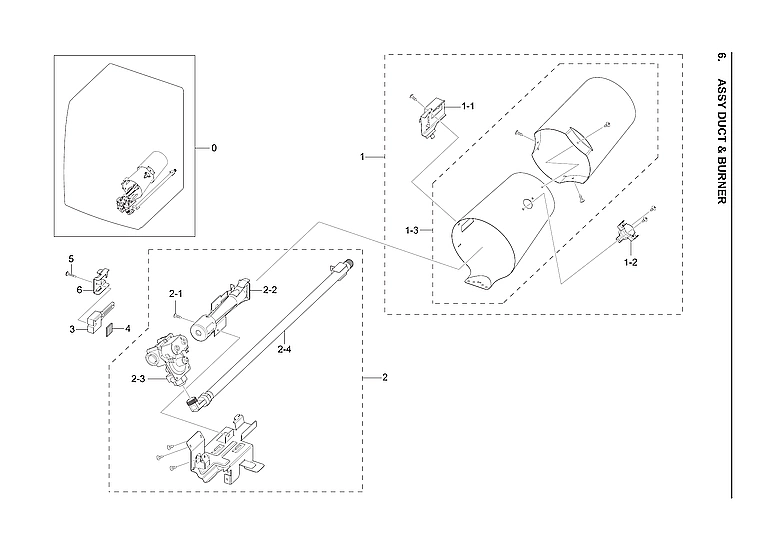 Duct & Burner Assembly