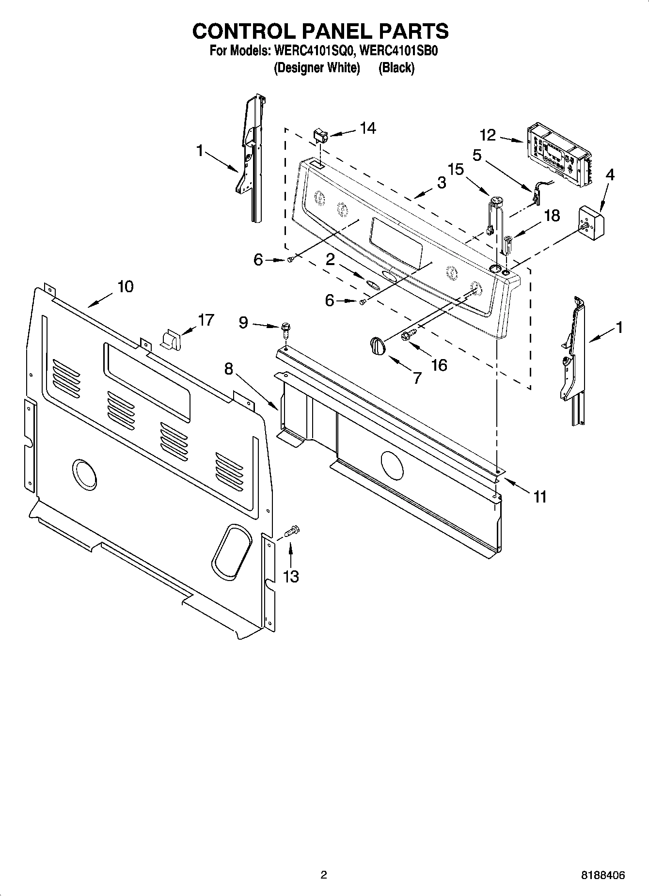 02 - CONTROL PANEL PARTS