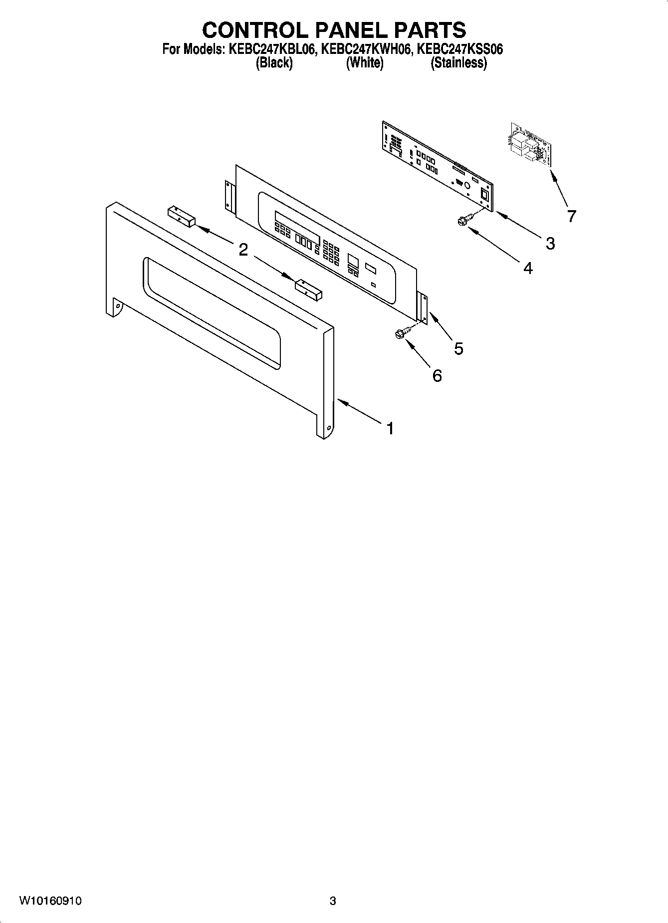 02 - CONTROL PANEL PARTS
