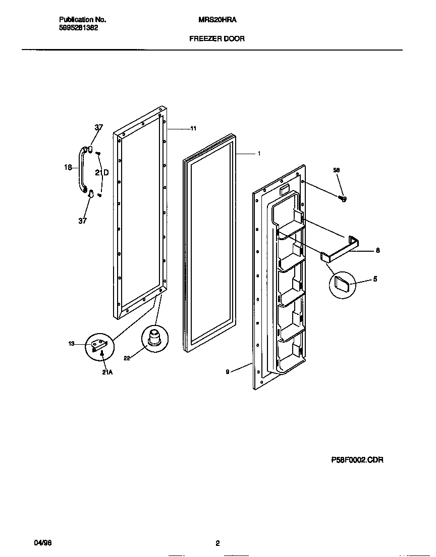 02 - FREEZER DOOR