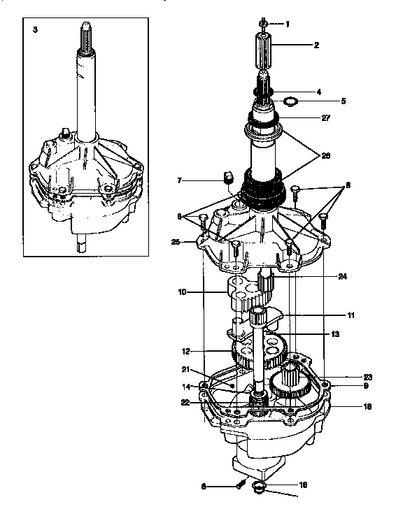 GEARCASE/TRANSMISSION