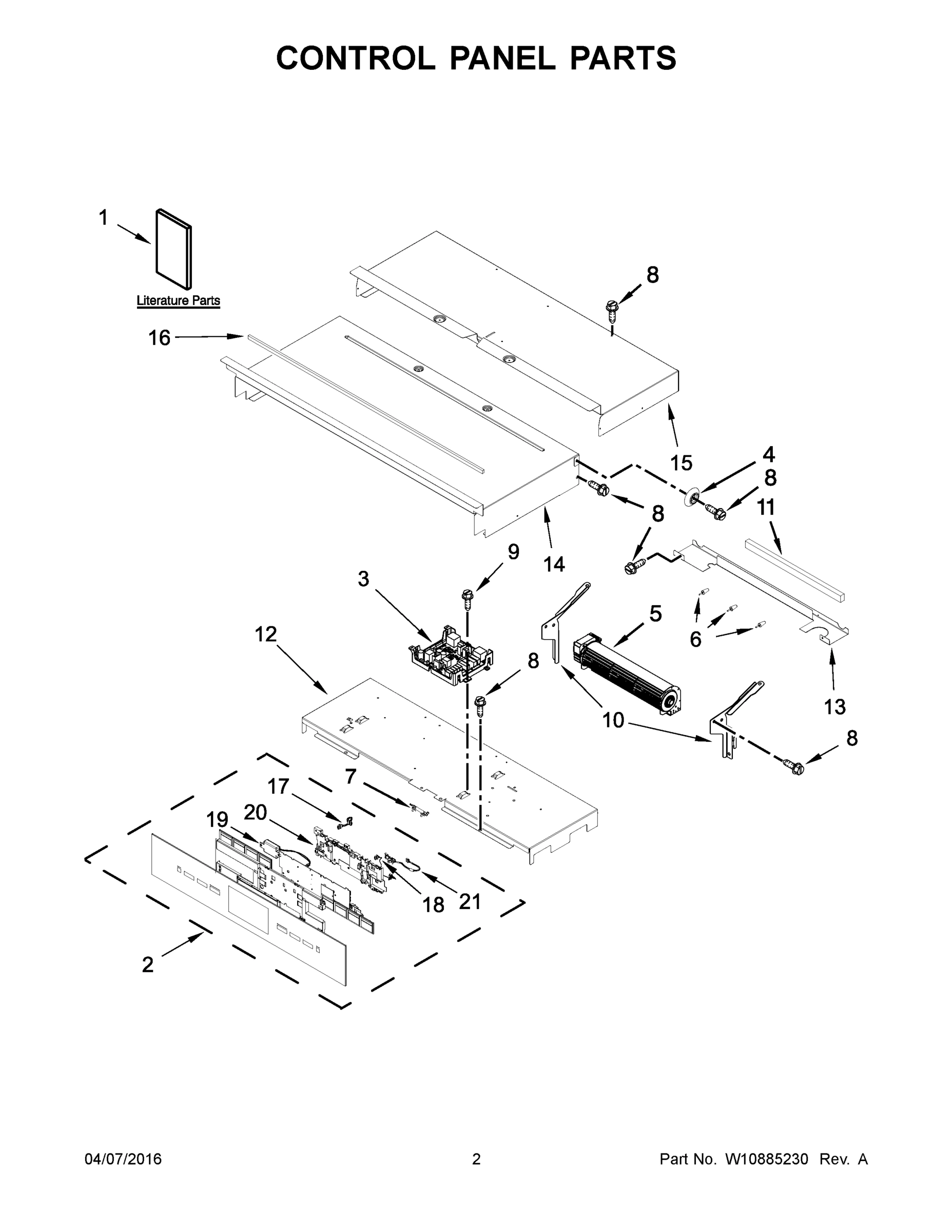 02 - CONTROL PANEL PARTS