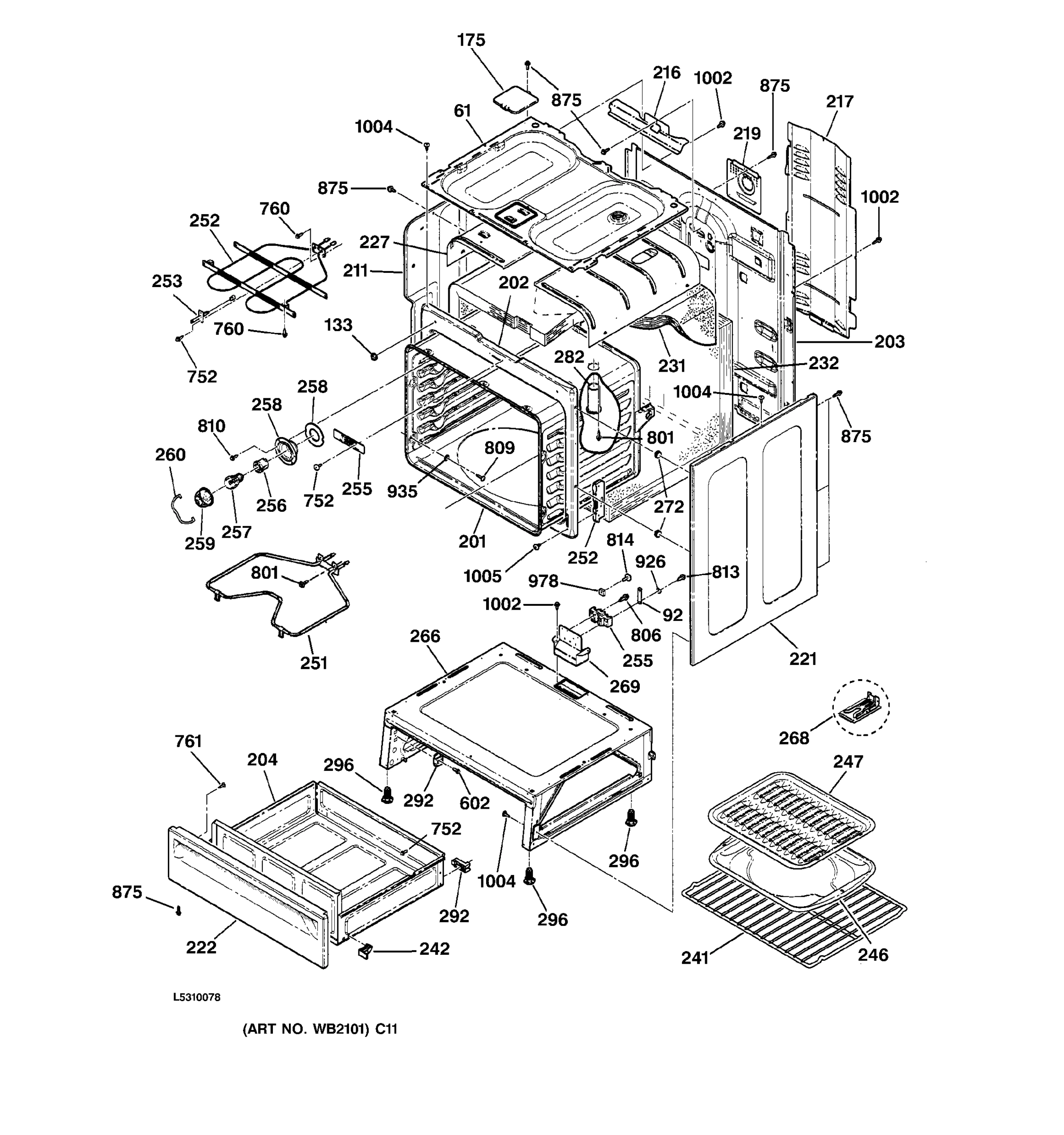 BODY & DRAWER PARTS