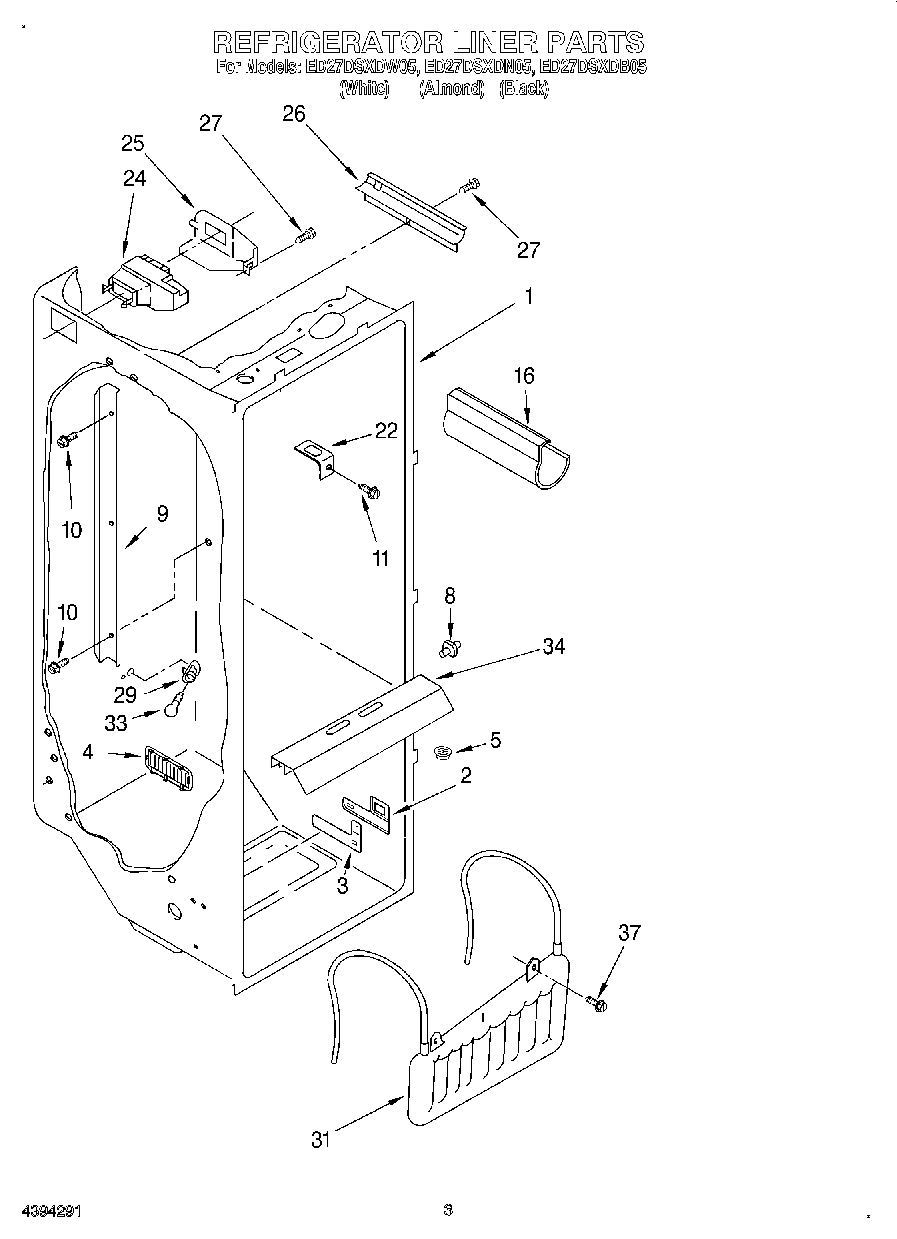 02 - REFRIGERATOR LINER
