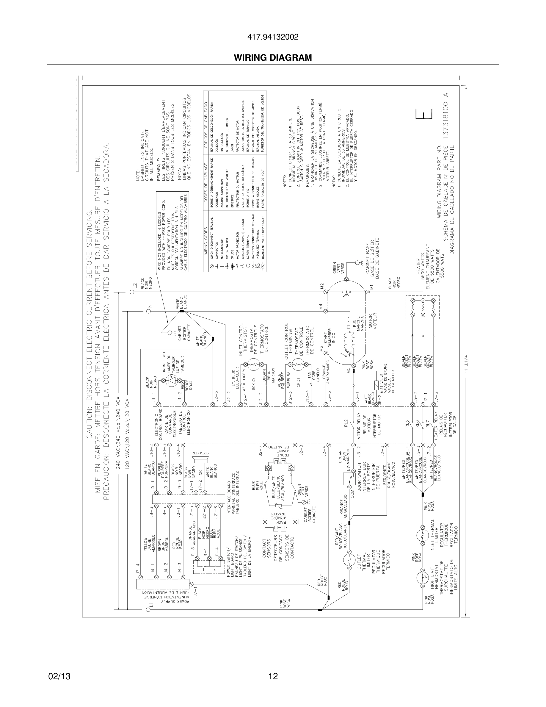12 - WIRING DIAGRAM