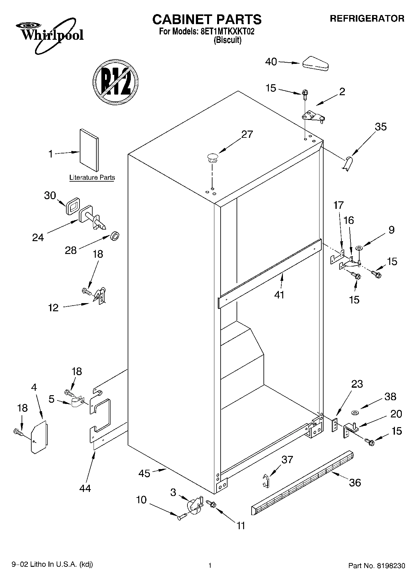 01 - CABINET, LITERATURE