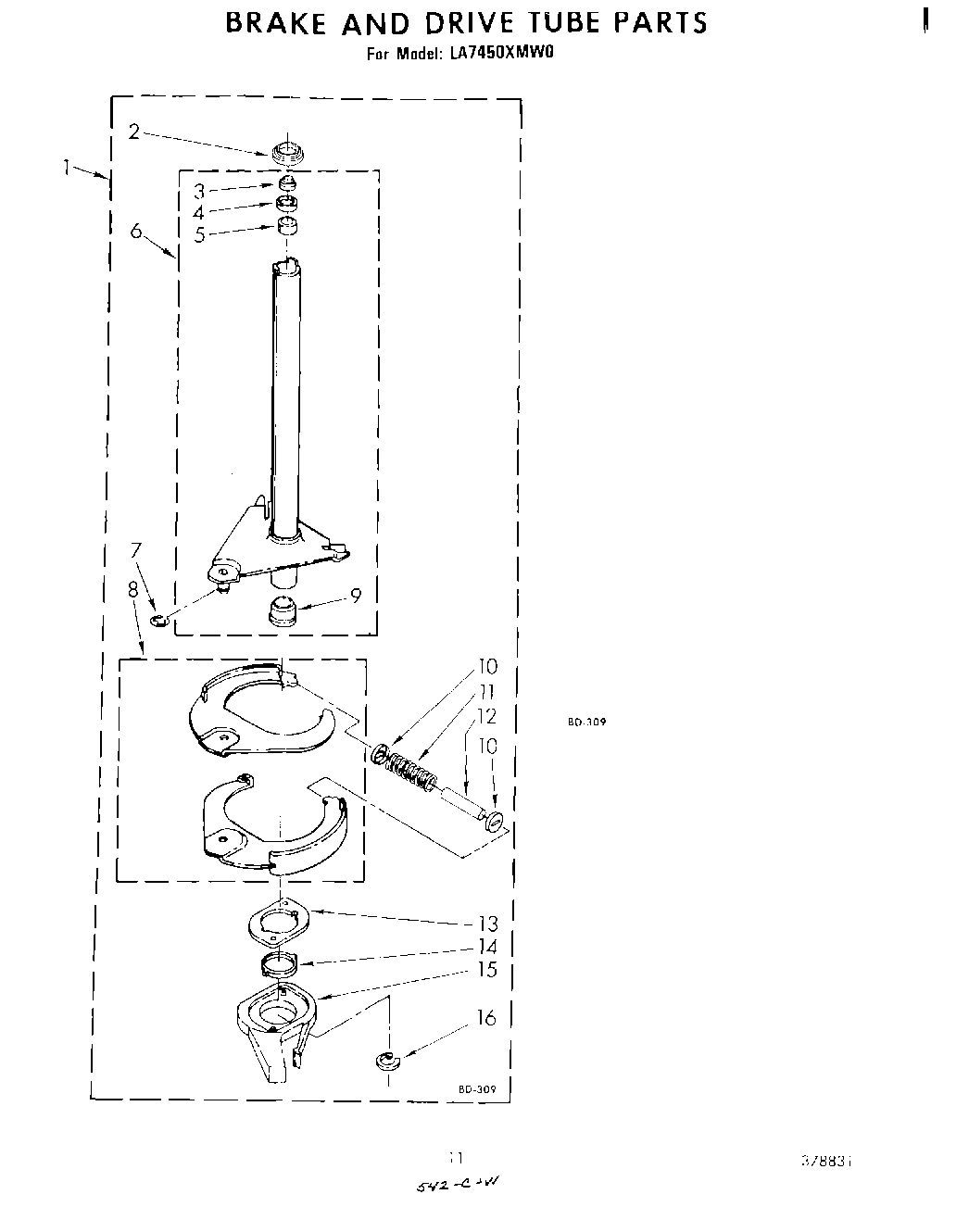 09 - BRAKE AND DRIVE TUBE