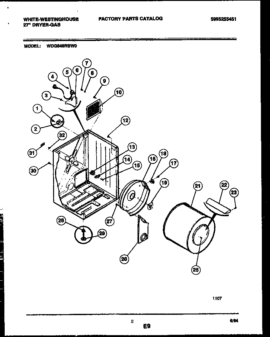 02 - CABINET AND COMPONENT PARTS