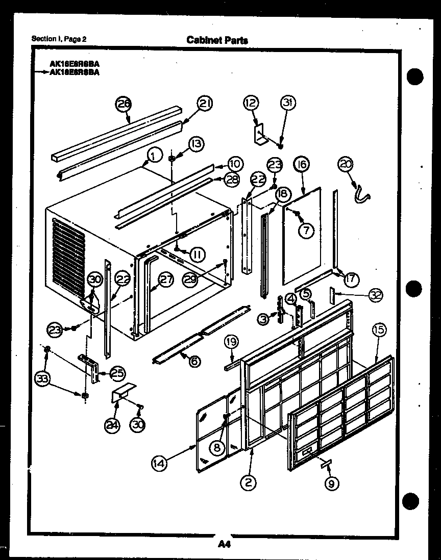 01 - CABINET PARTS