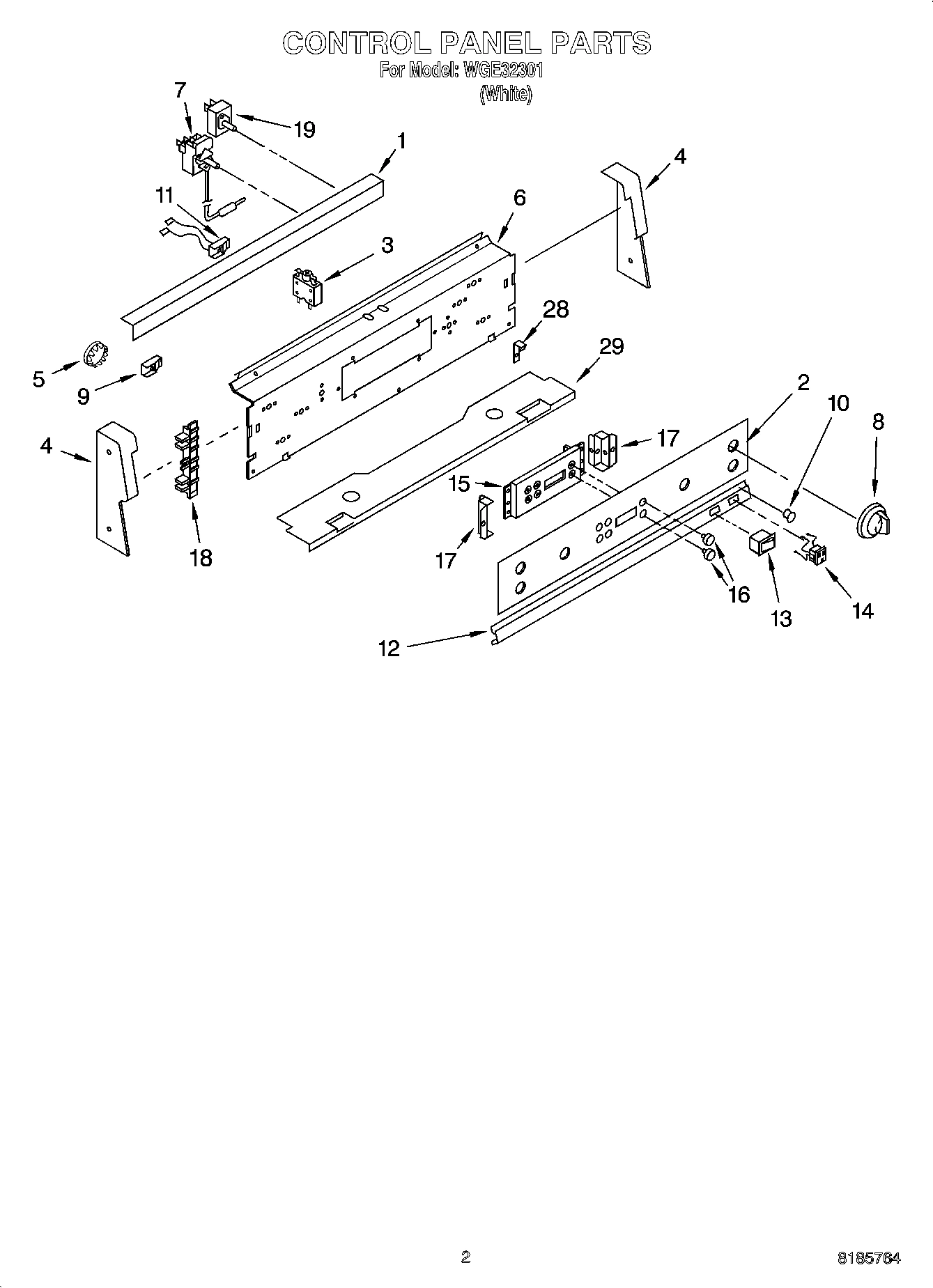 02 - CONTROL PANEL PARTS