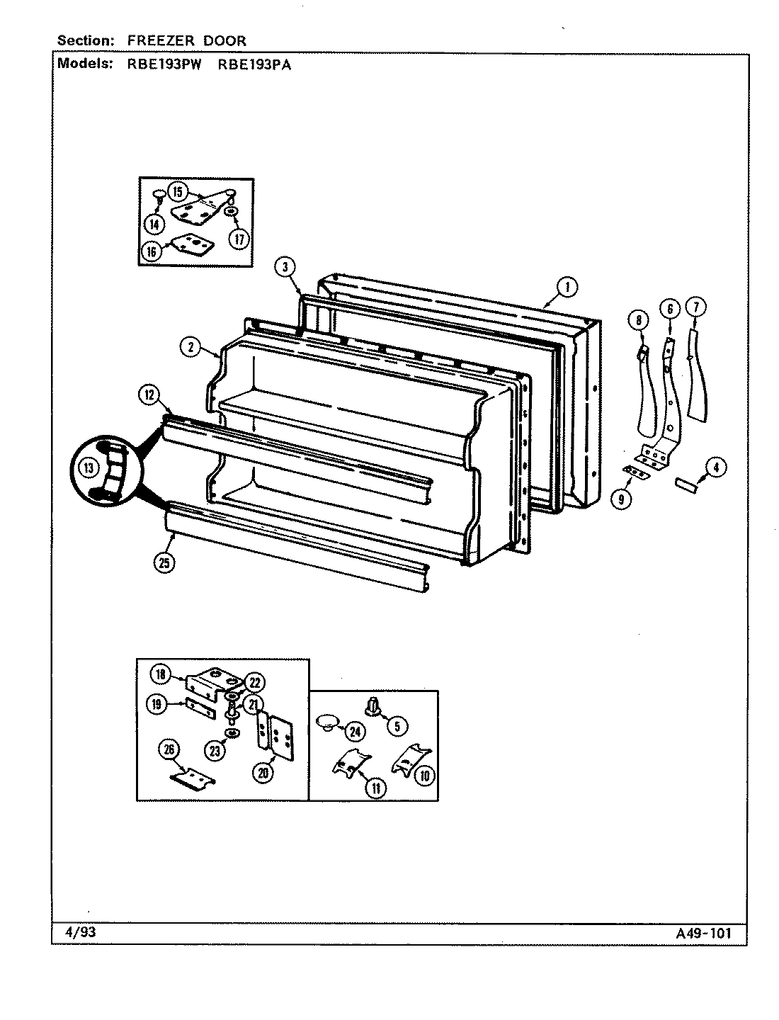02 - FREEZER DOOR