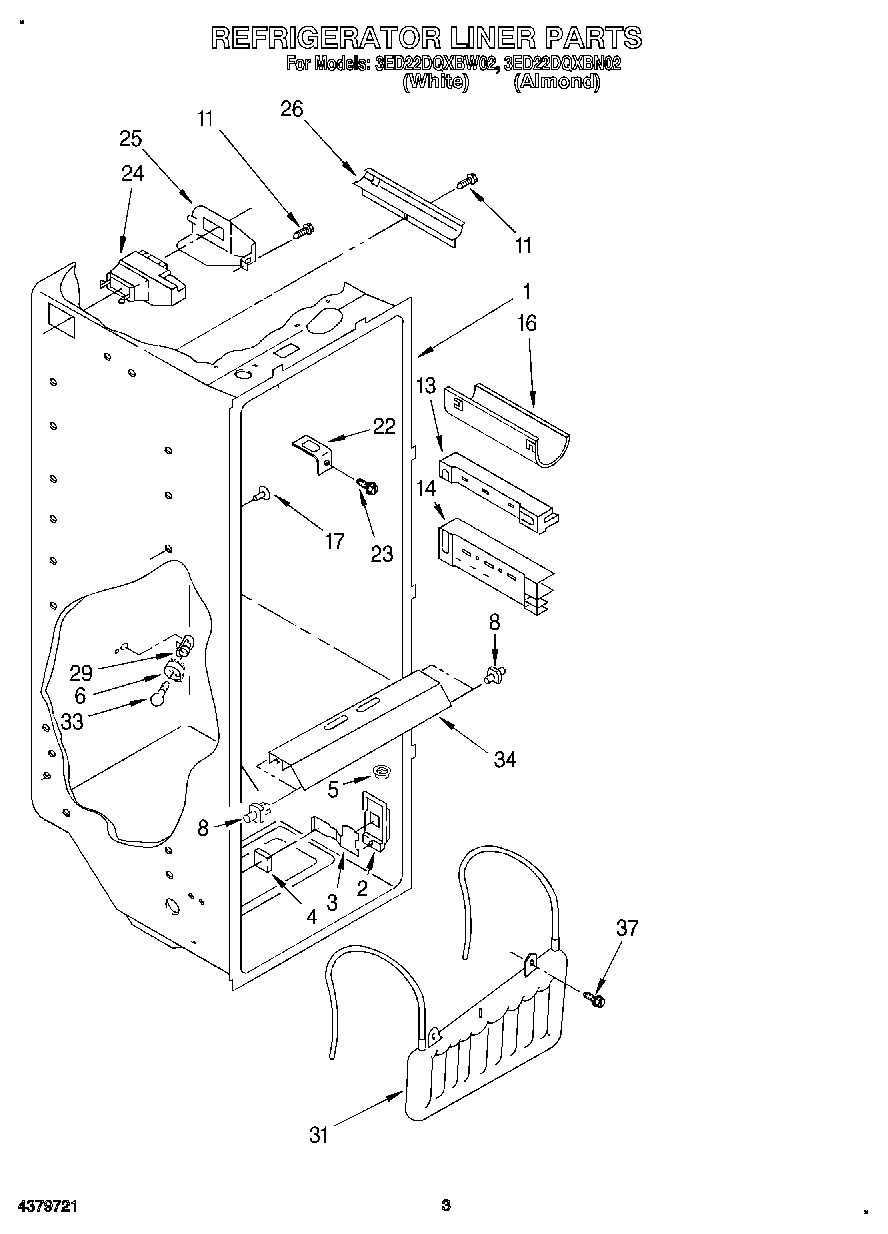 02 - REFRIGERATOR LINER
