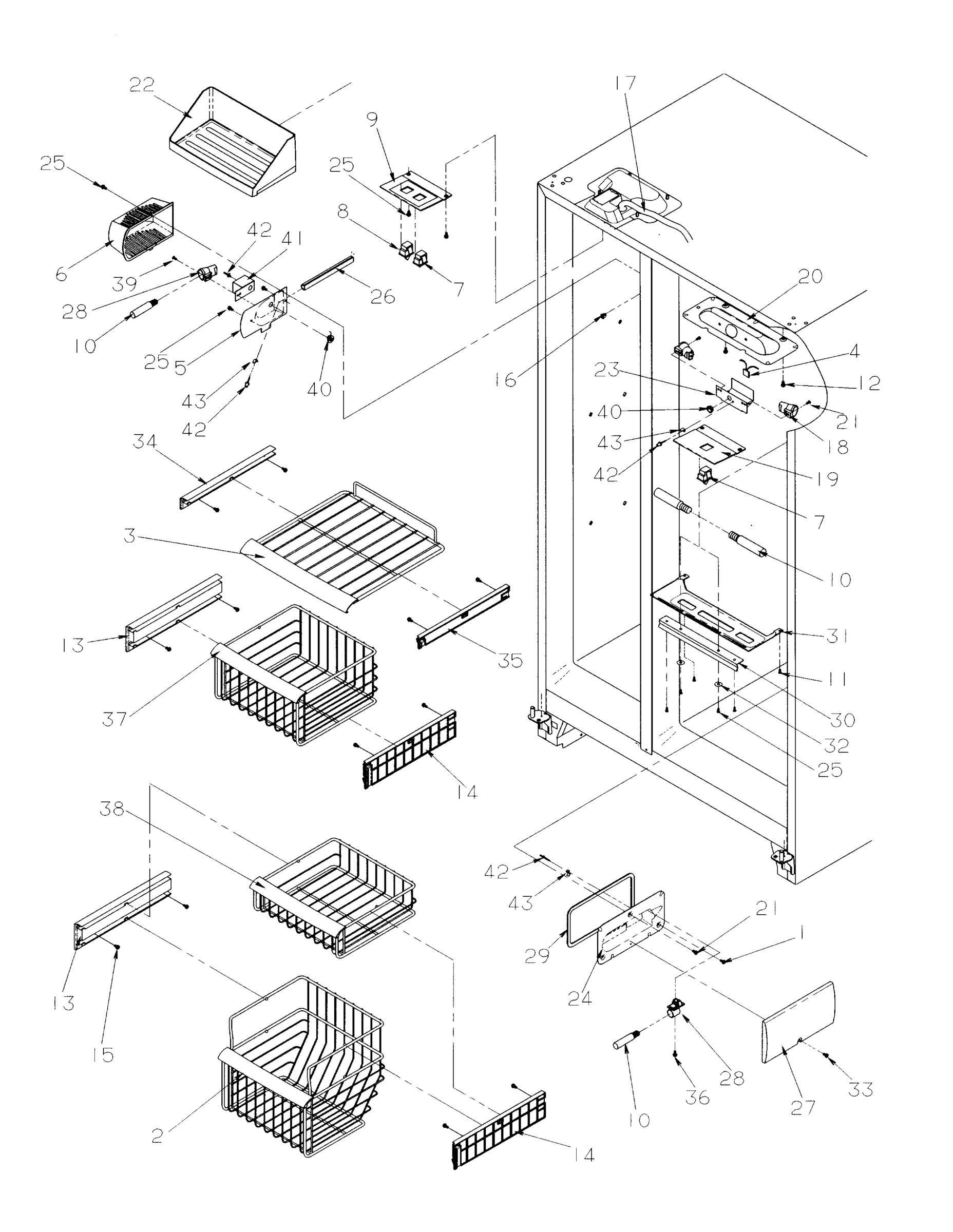 07 - Freezer Shelving and Refrigerator Light