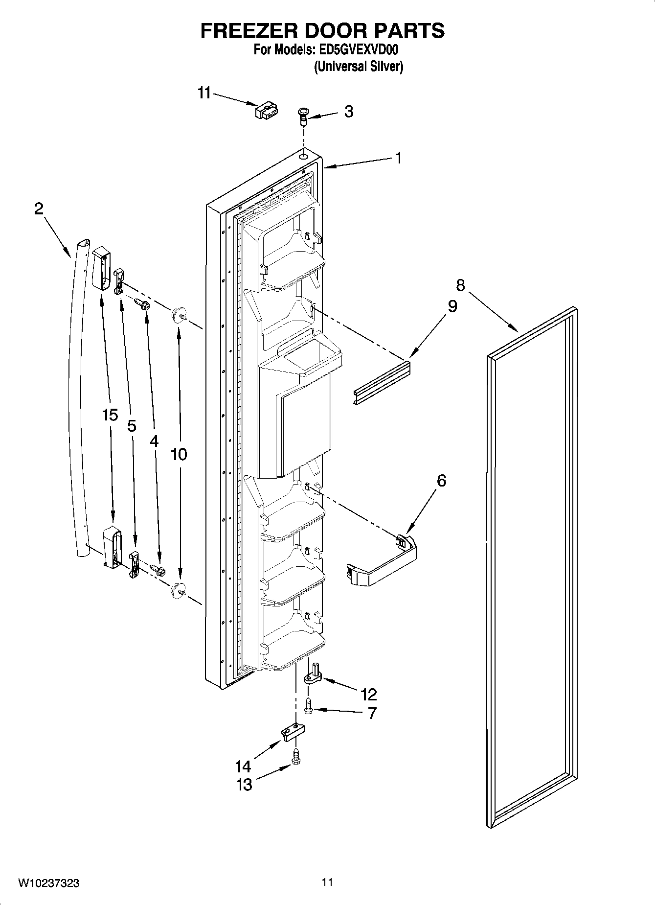 07 - FREEZER DOOR PARTS