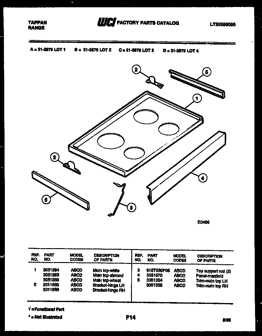 05 - COOKTOP PARTS
