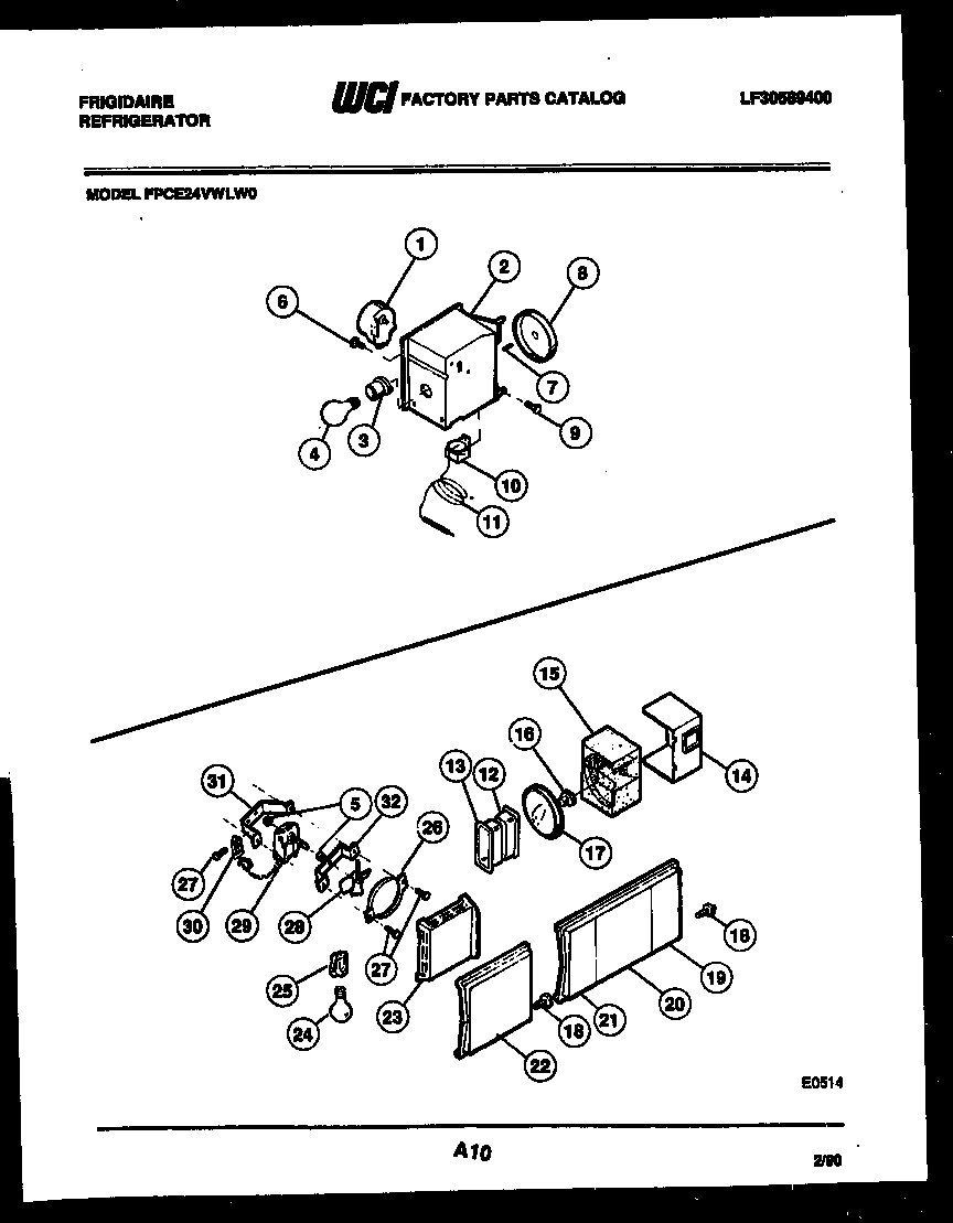 06 - REFRIGERATOR CONTROL ASSEMBLY, DAMP