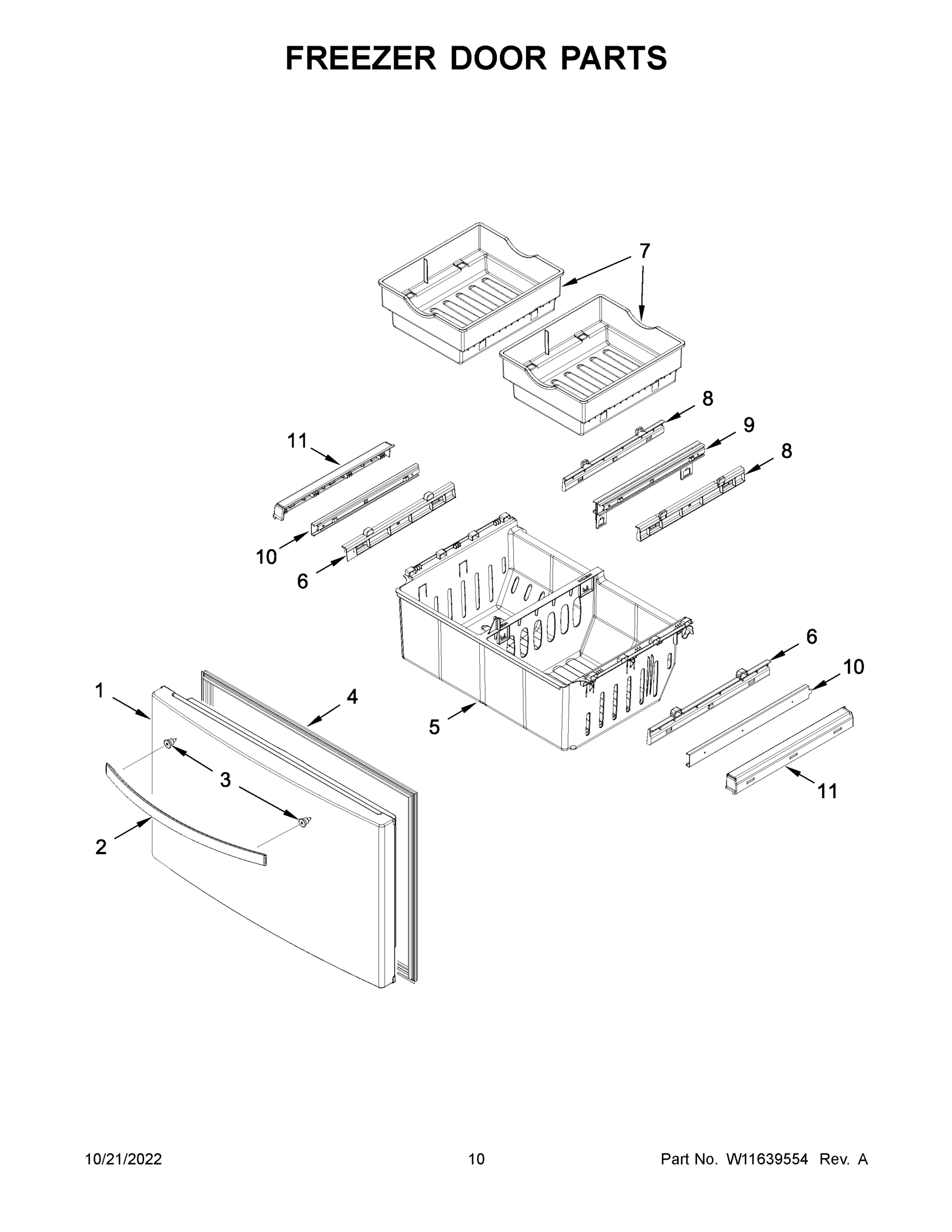 06 - FREEZER DOOR PARTS
