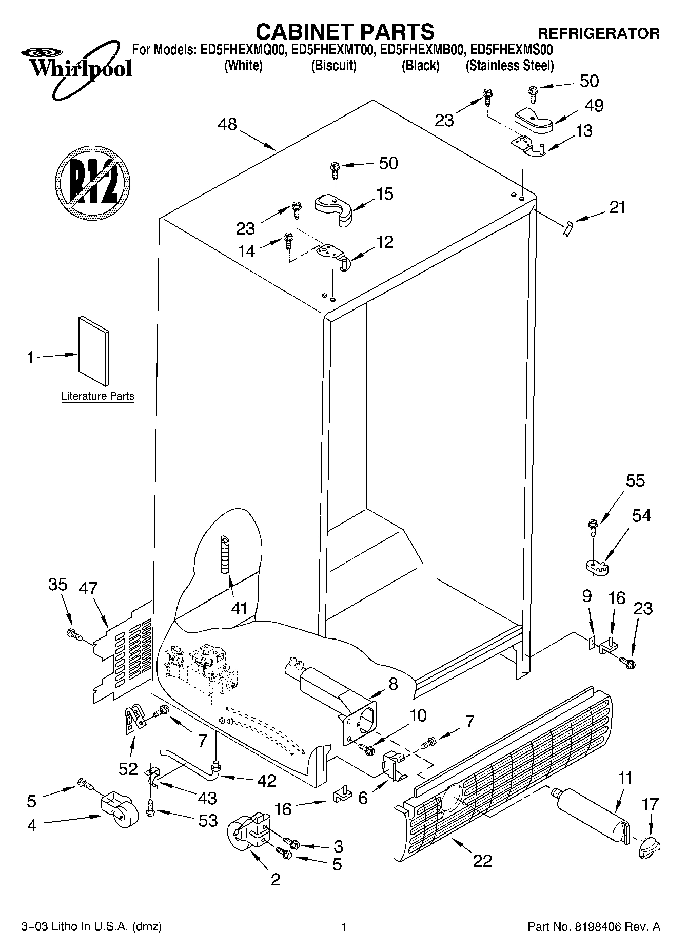 01 - CABINET PARTS