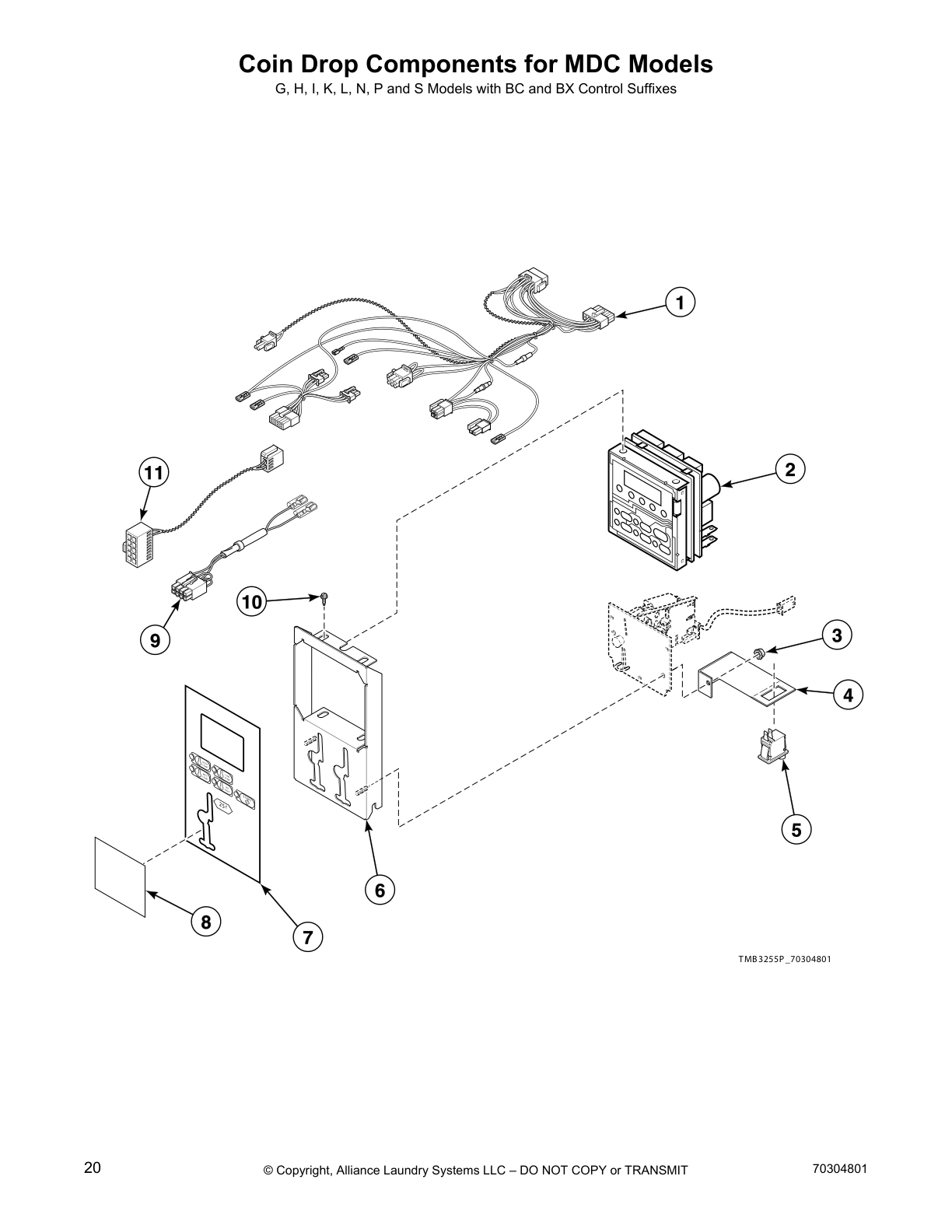 Coin Drop Components for MDC Models